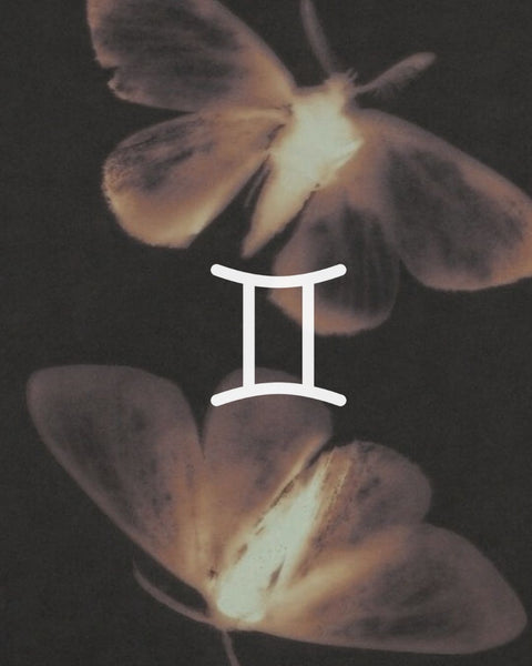 Mercury planetary glyph and movement chart for Gemini season