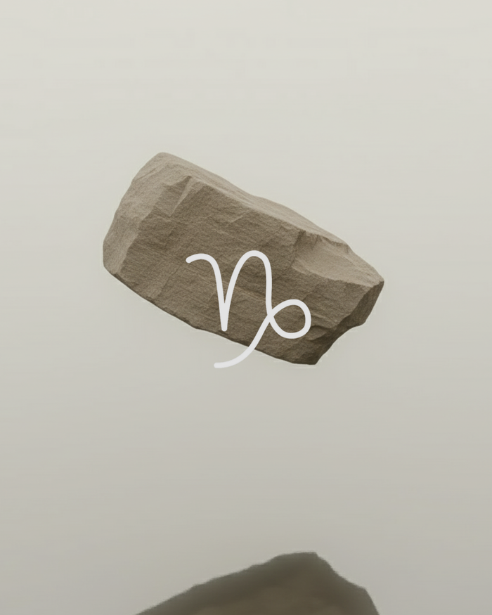 Capricorn symbol on abstract background Shemana 