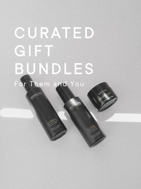 Shemana luxury skincare bundles and wellness gift sets
