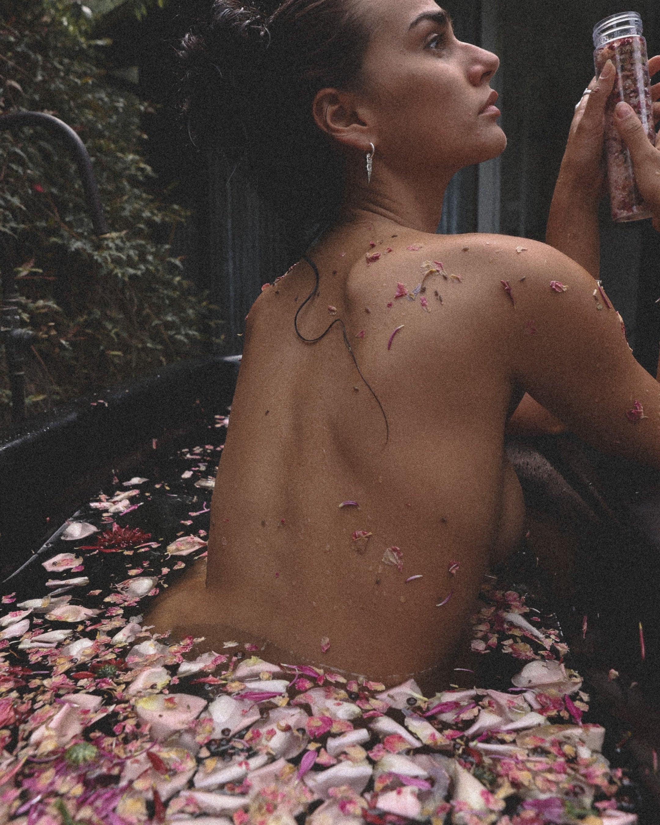 Portal - Activated Bath Crystals - Flower petals & Rose Quartz