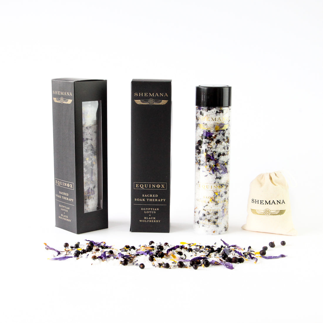 EQUINOX - Sacred Bath Soak - Egyptian Lotus + Black Wolfberry